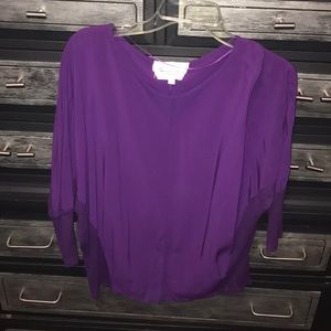 Vince Camuto purple 3/4 sleeves blouse